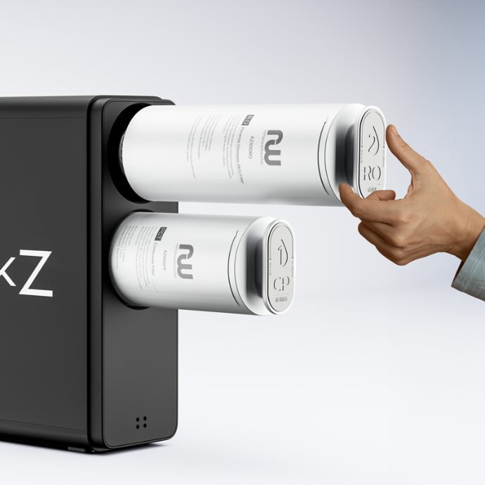 Quick DIY cartridge installation makes ArkkZ the best family water filter in Ireland and the UK.