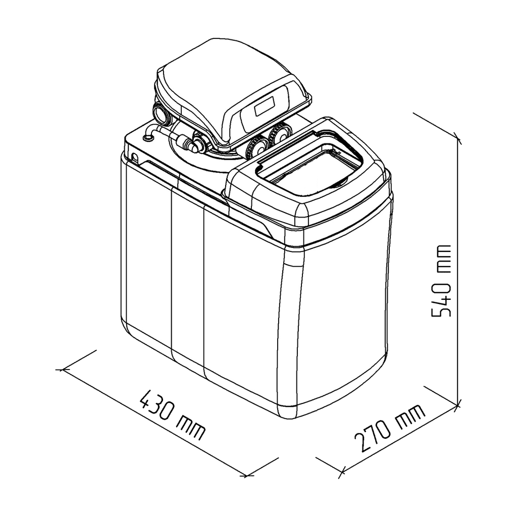 Family Water Softener Blu 15L